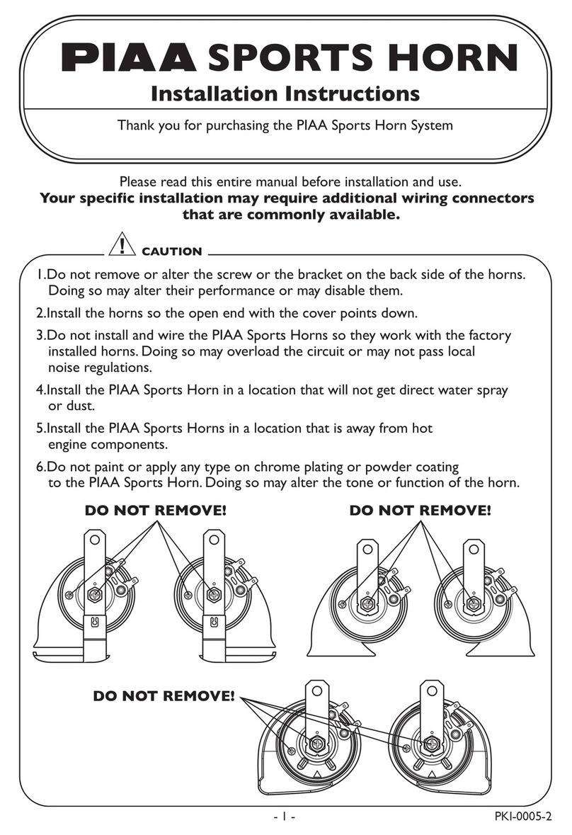 PI 85110 installation instructions