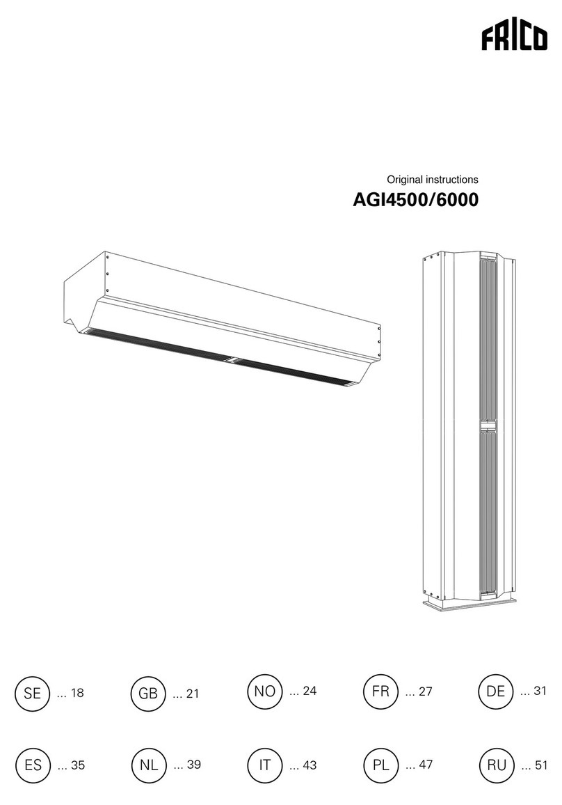 Frico AGI6000 User manual