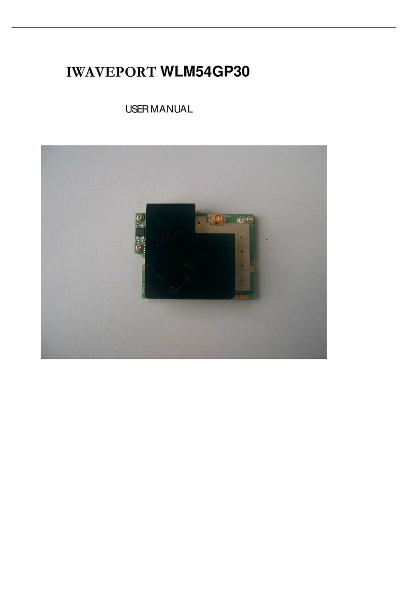 Compex IWAVEPORT WLM54GP30 user manual