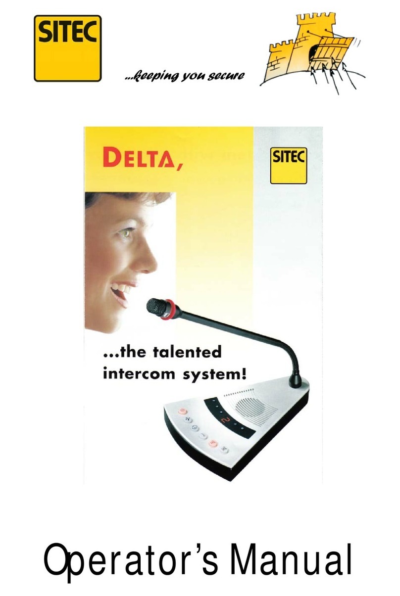 Sitec Delta Operator's manual