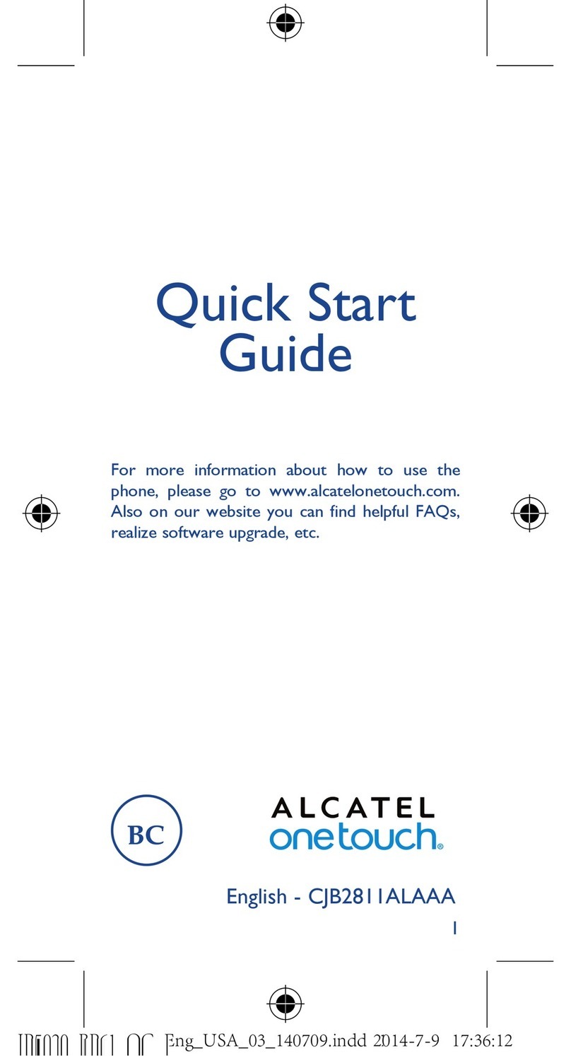 Alcatel BP61 User manual