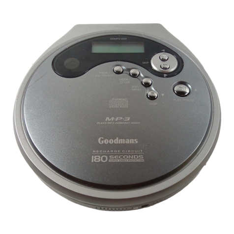 Goodmans CDMP3622H Series instruction manual