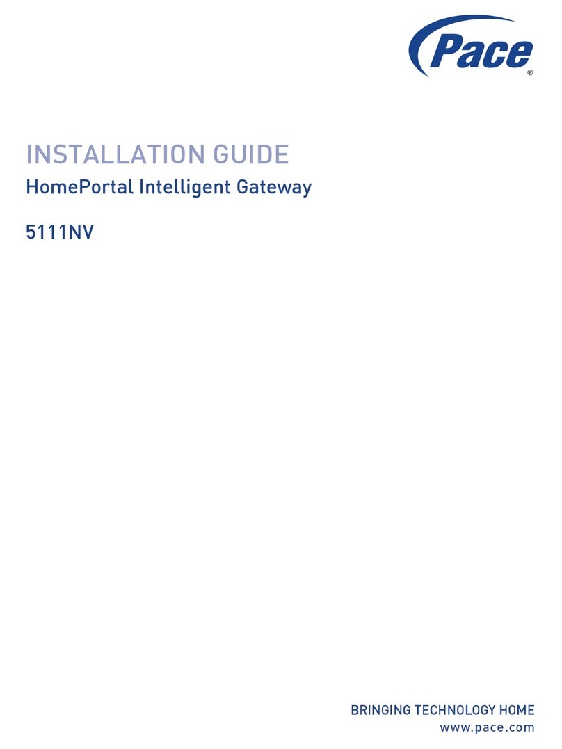 Pace 5111NV installation guide