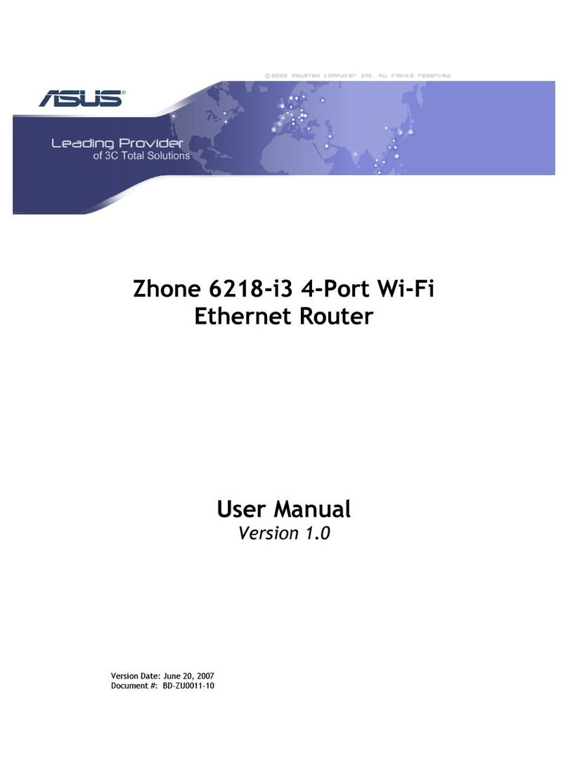 Asus Zhone 6218-i3 User manual