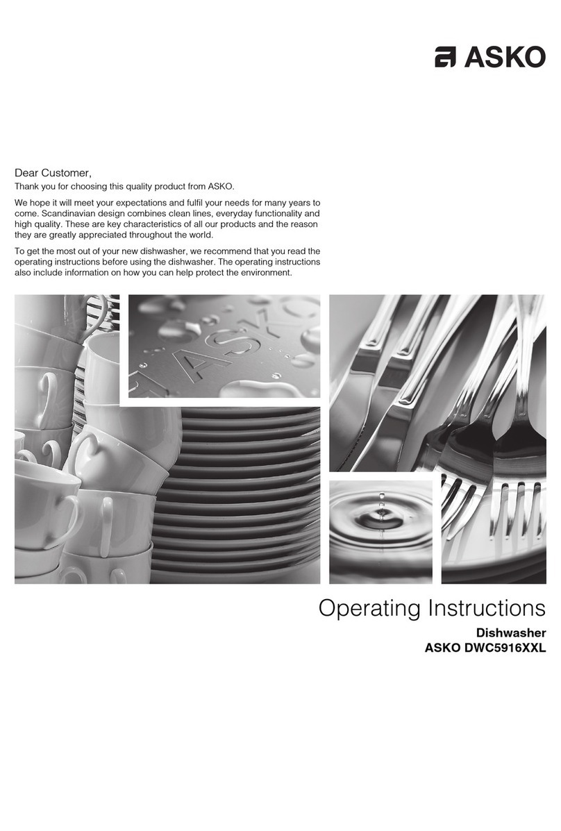 Asko DWC5916XXL User manual Asko DWC5916XXL User manual