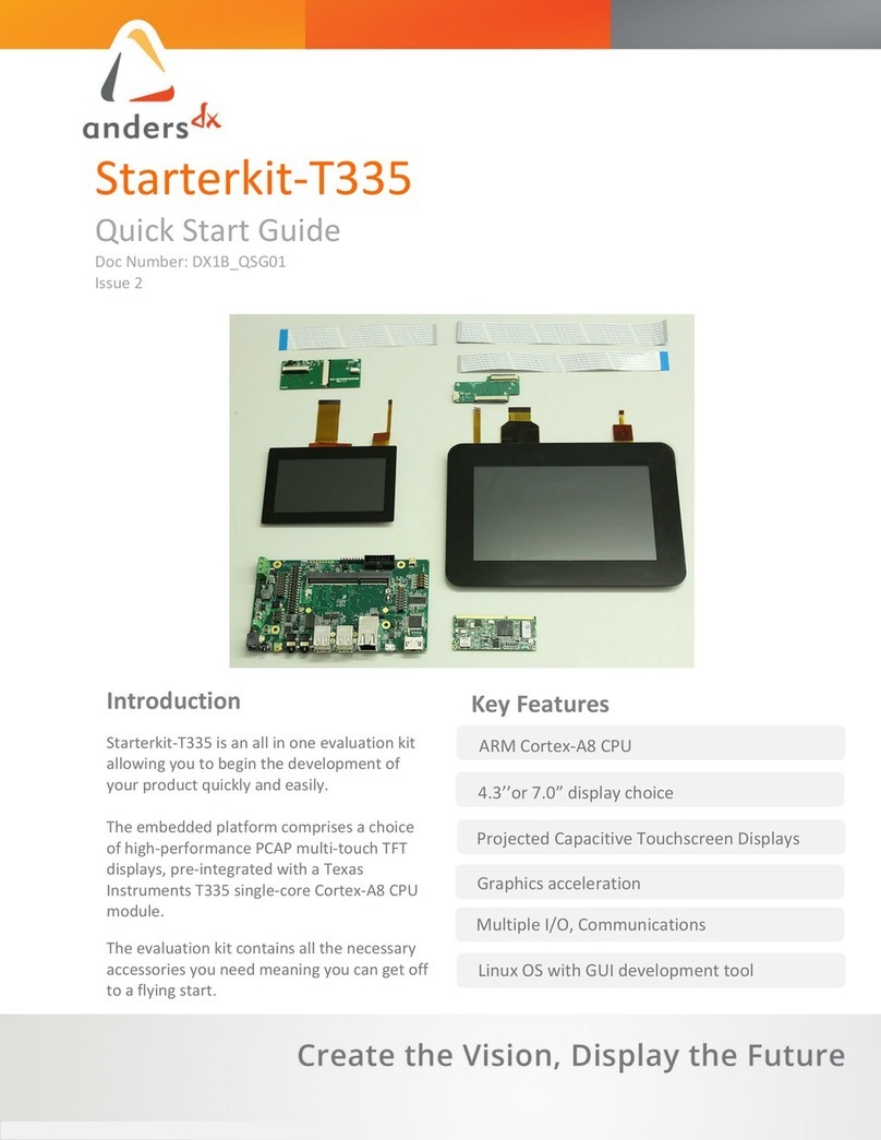 Anders DX Starterkit-T335 quick start guide