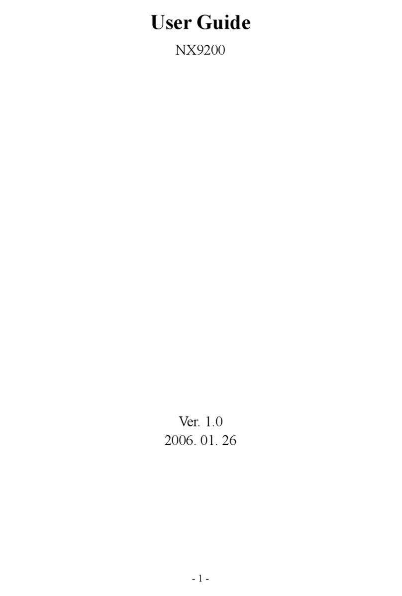 Verizon NX9200 User manual Verizon NX9200 User manual