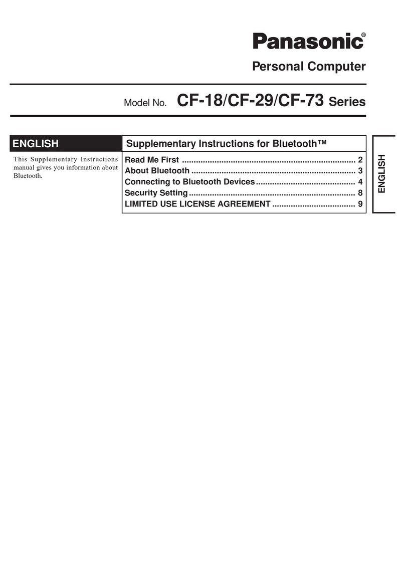 Panasonic Toughbook CF-18 Series user manual