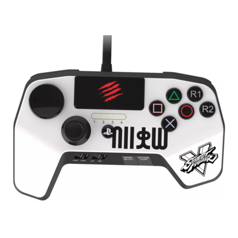Mad Catz Street Fighter V FightPad PRO User manual Mad Catz Street Fighter V FightPad PRO User manual