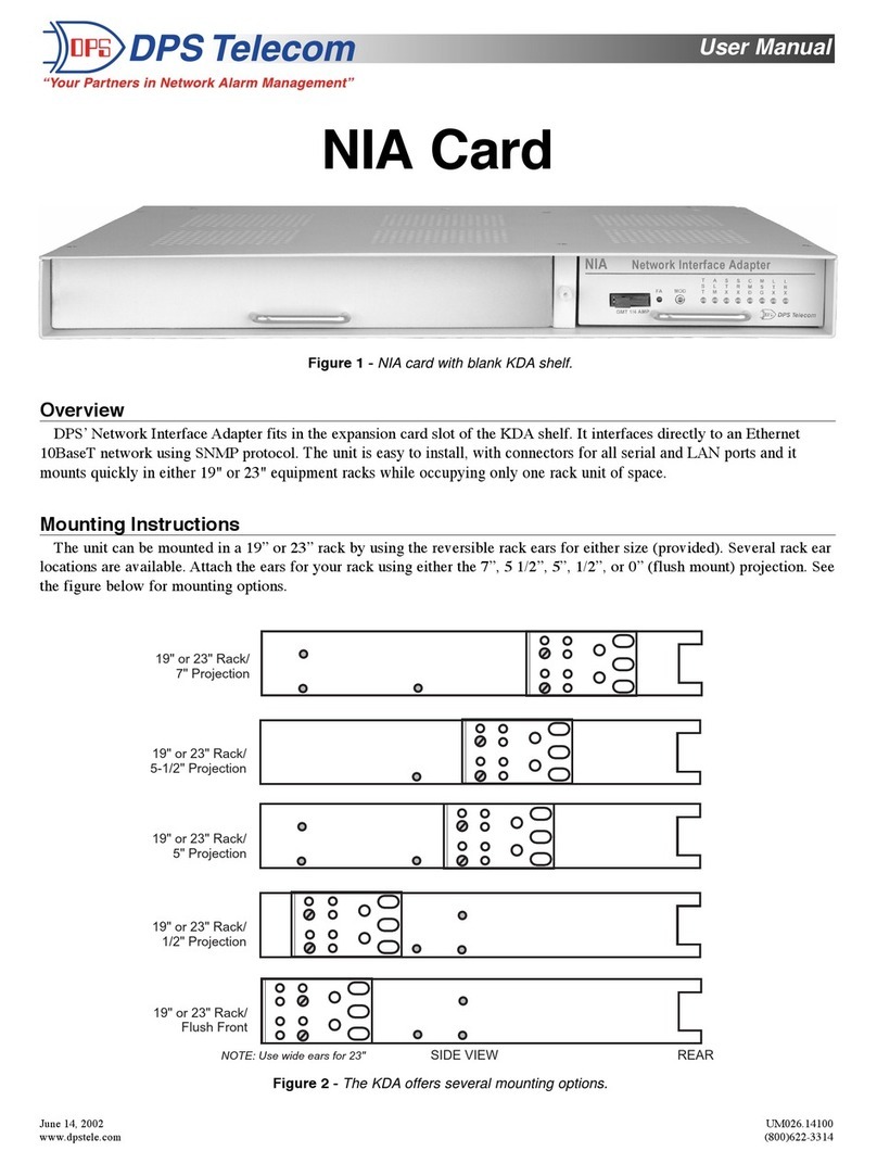 DPS Telecom NIA Card user manual