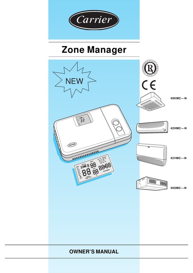 Carrier Zone Manager User manual