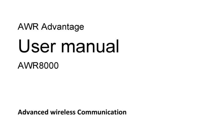 Advanced Wireless Communications AWR-8000 User manual