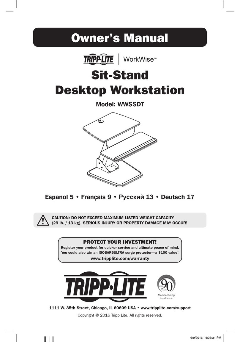 Tripp Lite WWSSDT User manual