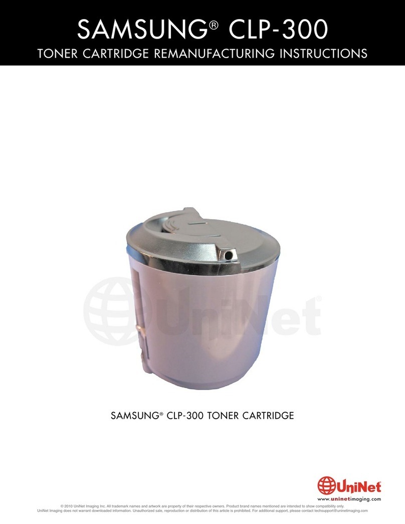 Samsung CLP-300 Remanufacturing instructions