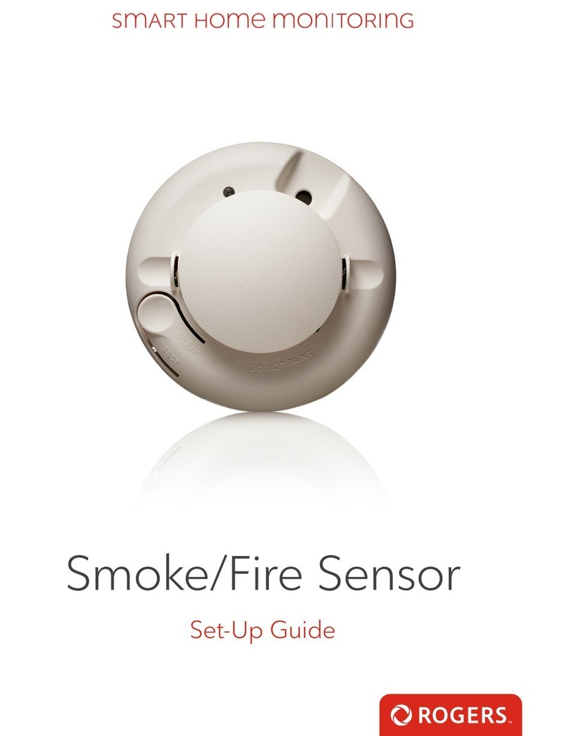 Roger Smoke/Fire Sensor Setup guide