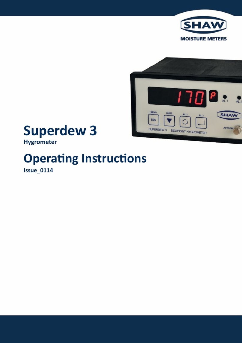 Shaw Superdew 3 operating instructions