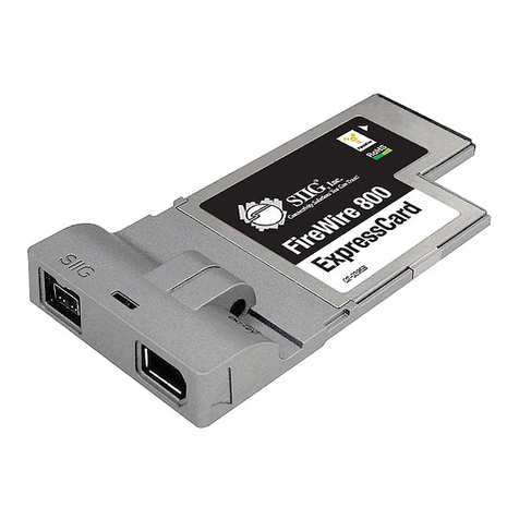 SIIG 1 FireWire 800 CardBus DV-Ki Quick installation guide