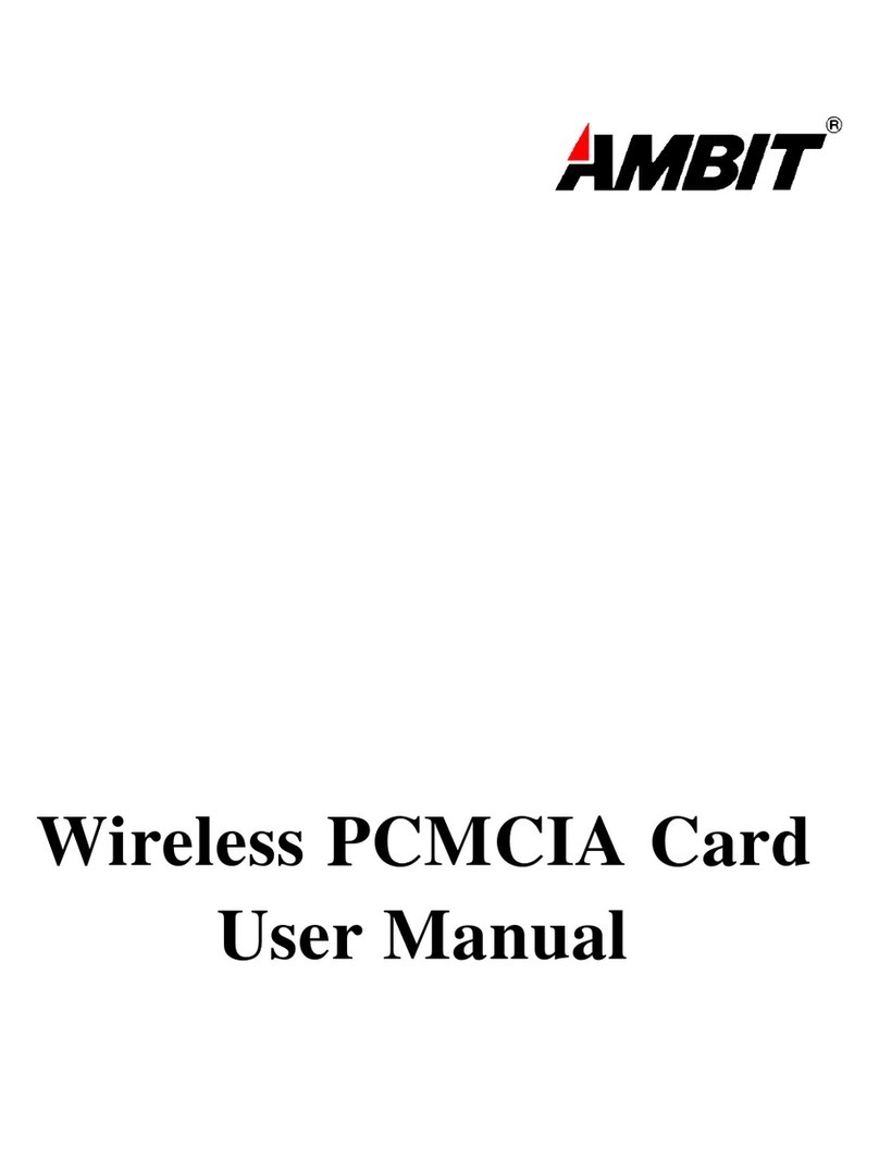 Ambit PCMCIA user manual