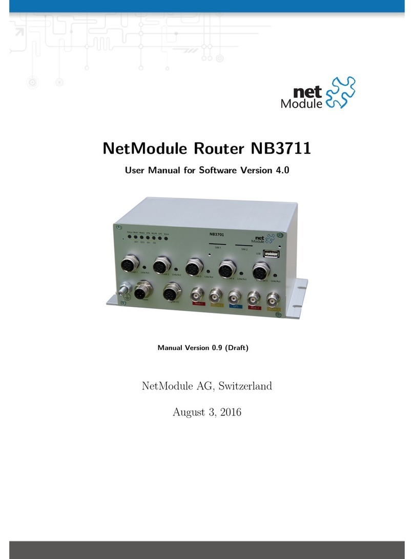 NetModule NB3711 User manual NetModule NB3711 User manual