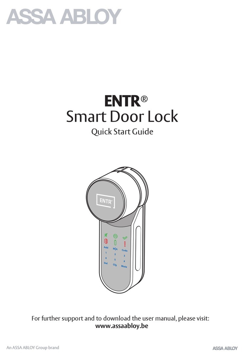 Assa Abloy ENTR quick start guide