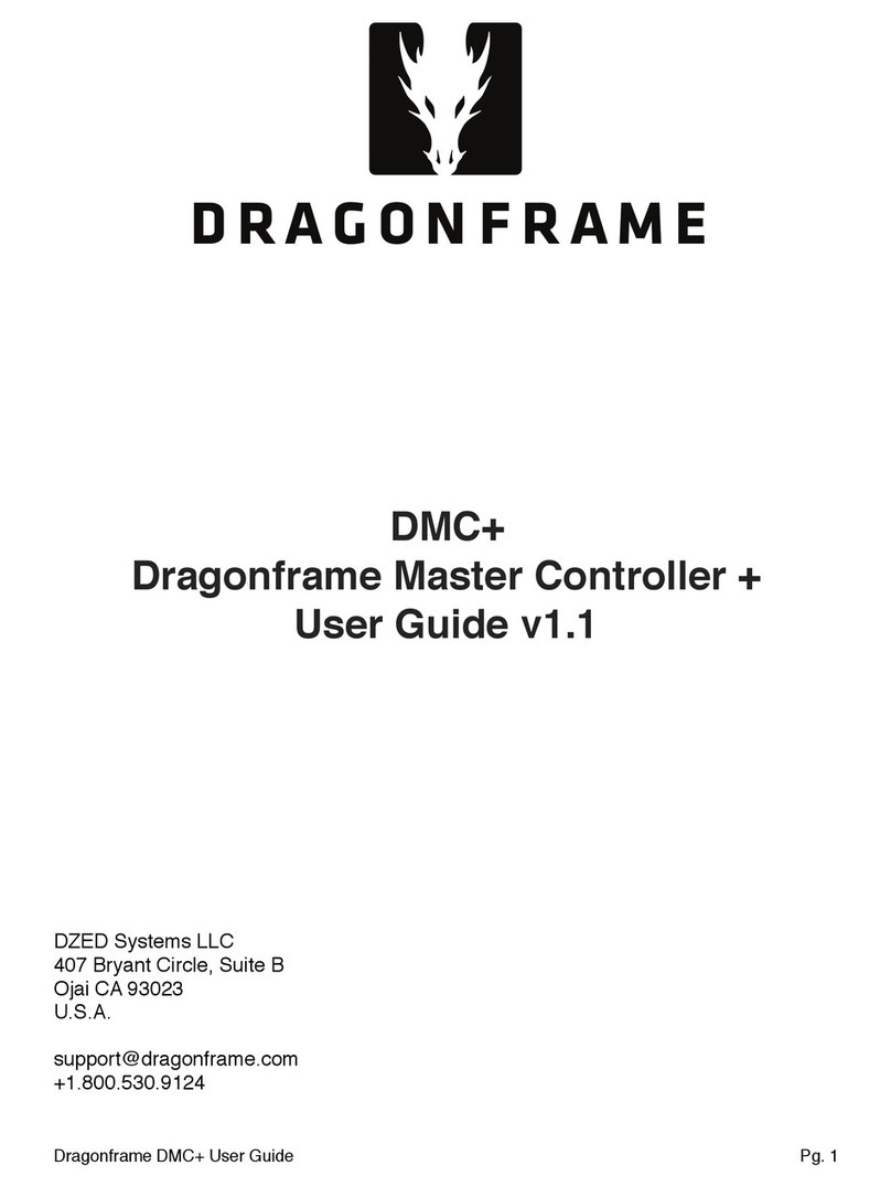 DRAGONFRAME DMC+ user guide