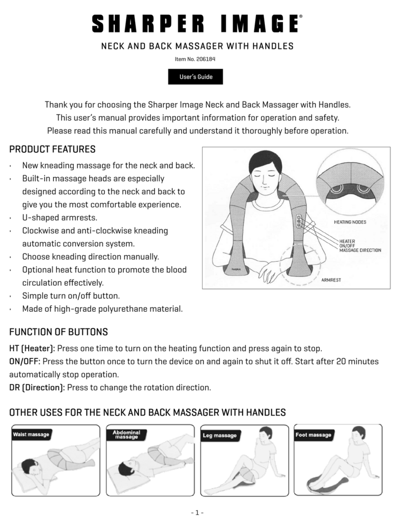 Sharper Image 206184 User manual
