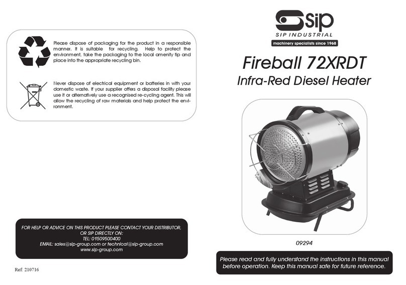 SIP Fireball 72XRDT manual SIP Fireball 72XRDT manual