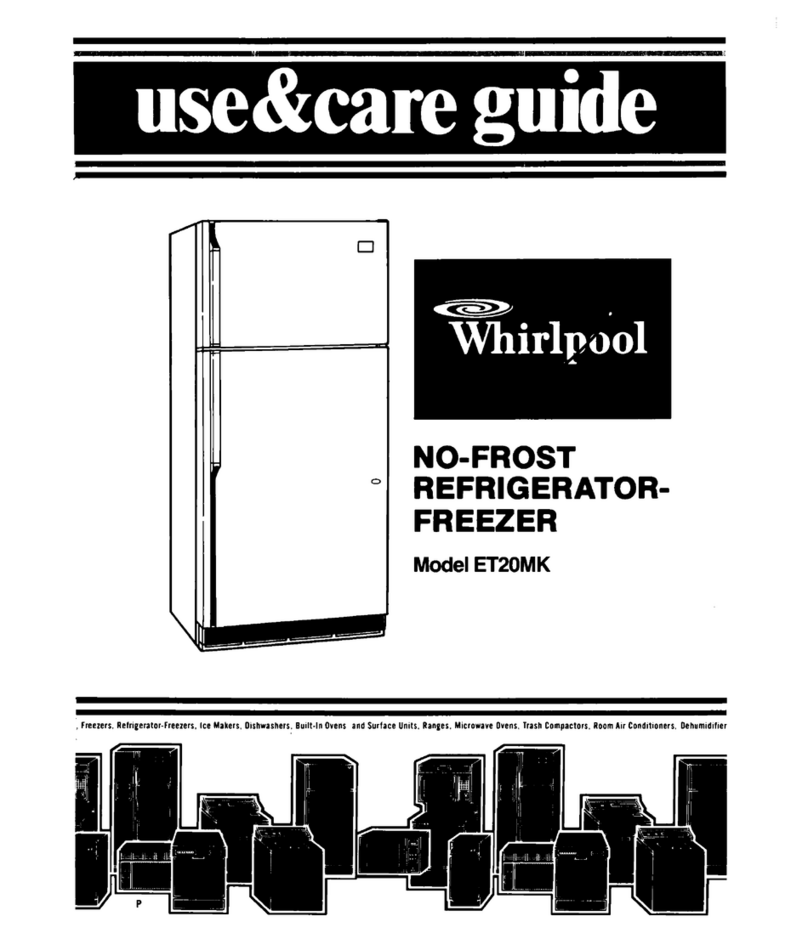 Whirlpool ET20MK Use & care guide