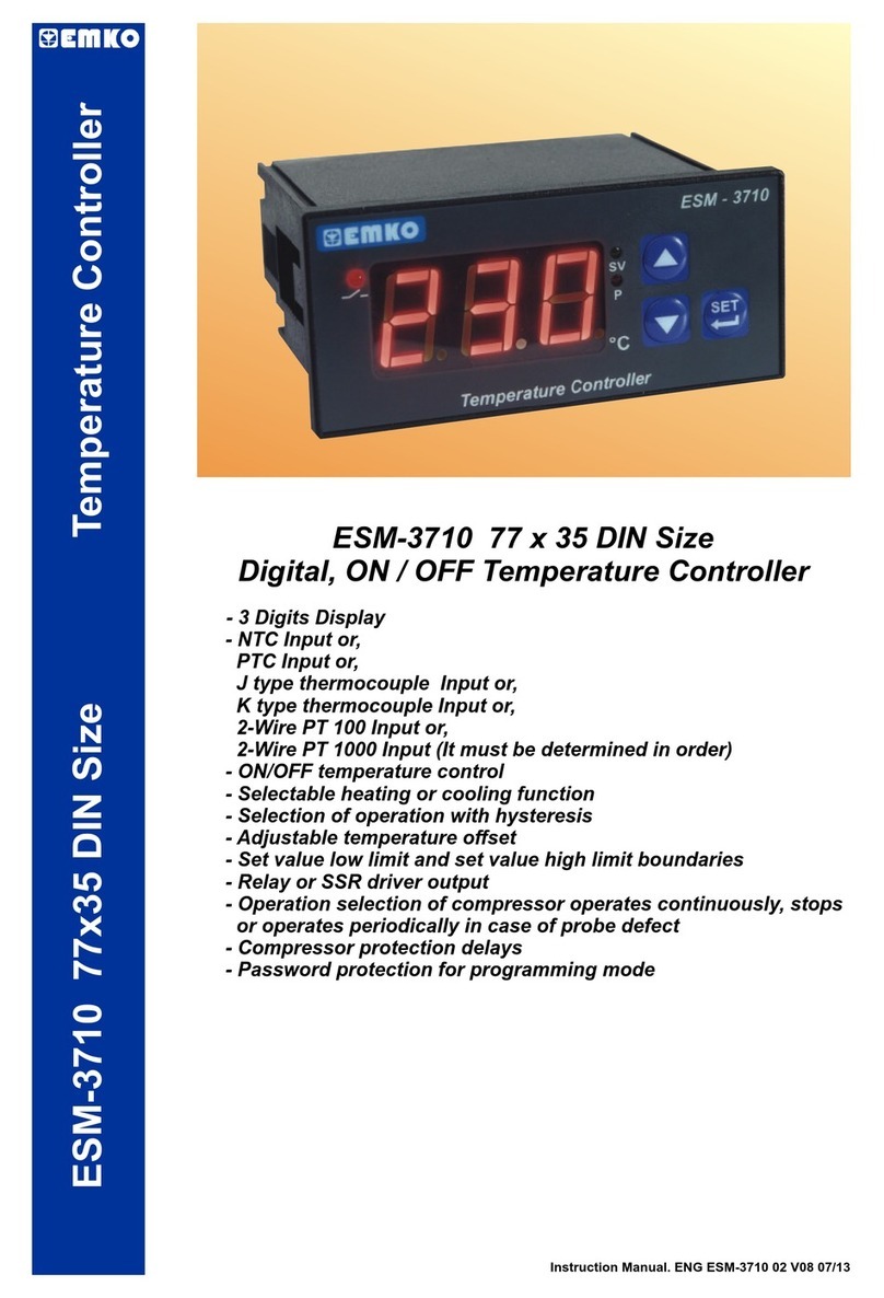 EMKO ESM-3710 User manual EMKO ESM-3710 User manual