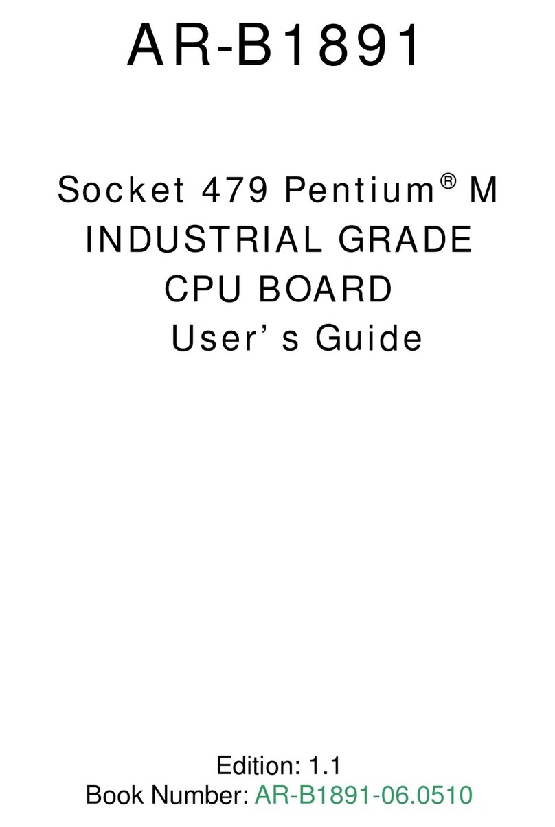 Acrosser Technology AR-B1891 User manual Acrosser Technology AR-B1891 User manual
