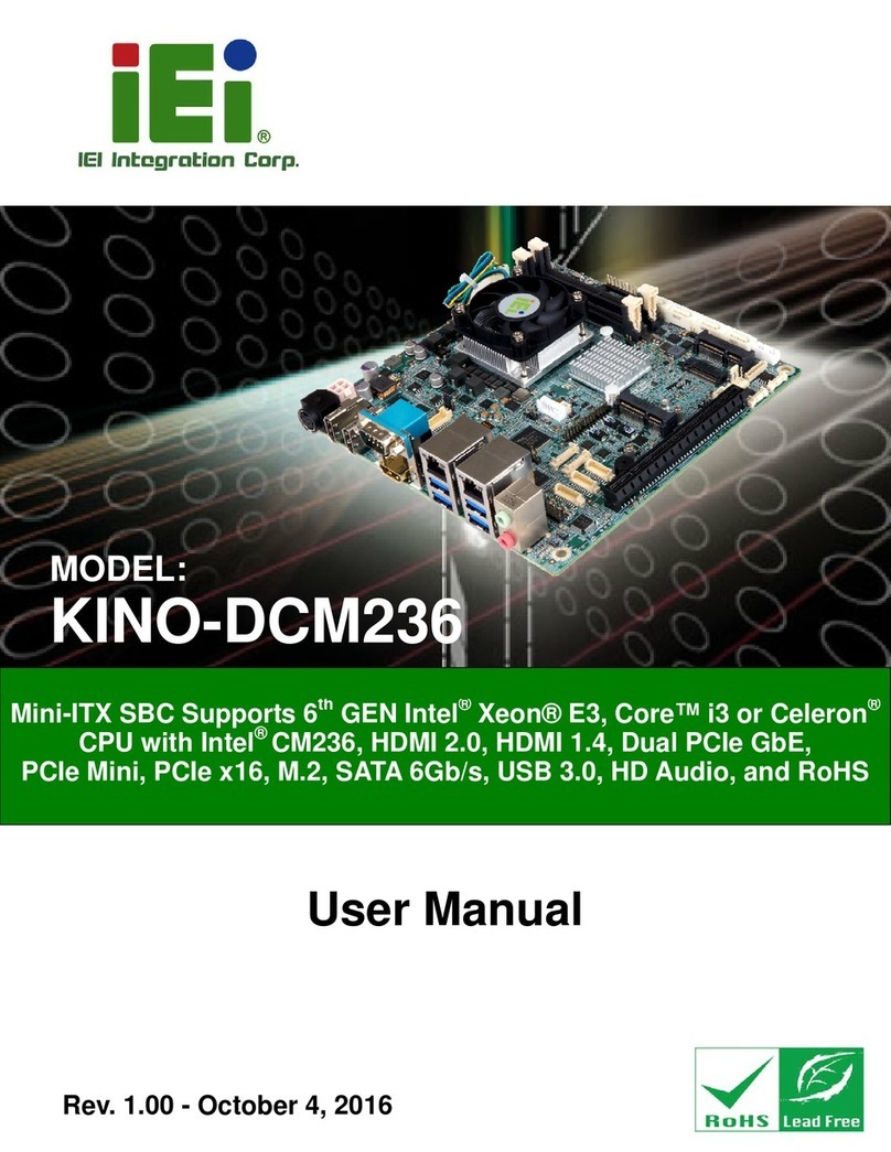 IEI Technology KINO-DCM236 User manual IEI Technology KINO-DCM236 User manual