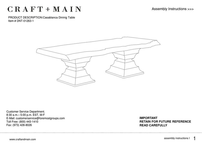 Craft+Main DNT-01263-1 User manual Craft+Main DNT-01263-1 User manual