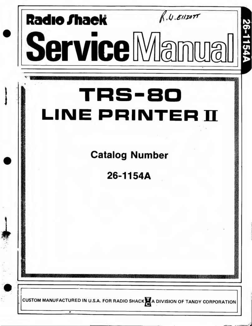 Radio Shack 26-1154A User manual
