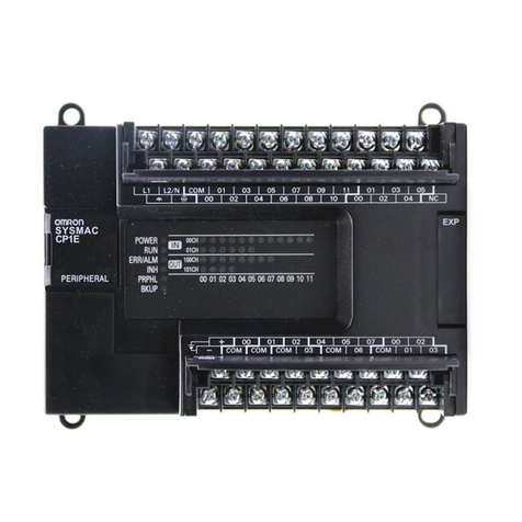Omron CP1E-N**S*D Series user manual