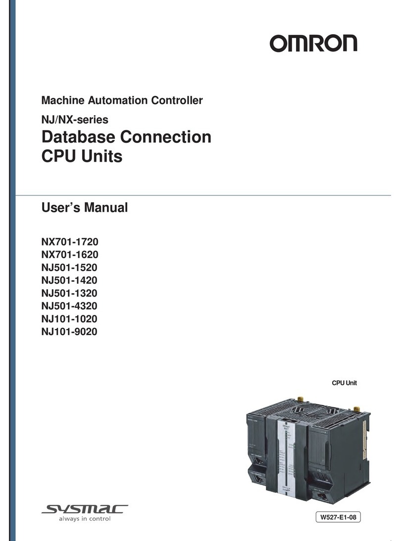 Omron NX701-1620 User manual