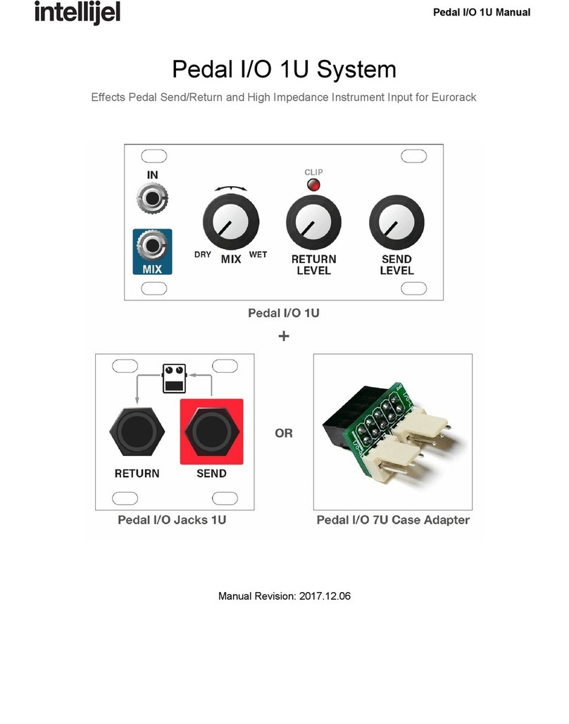 Intellijel Pedal I/O 1U manual