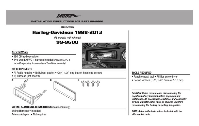 Metra Electronics 99-9600 User manual