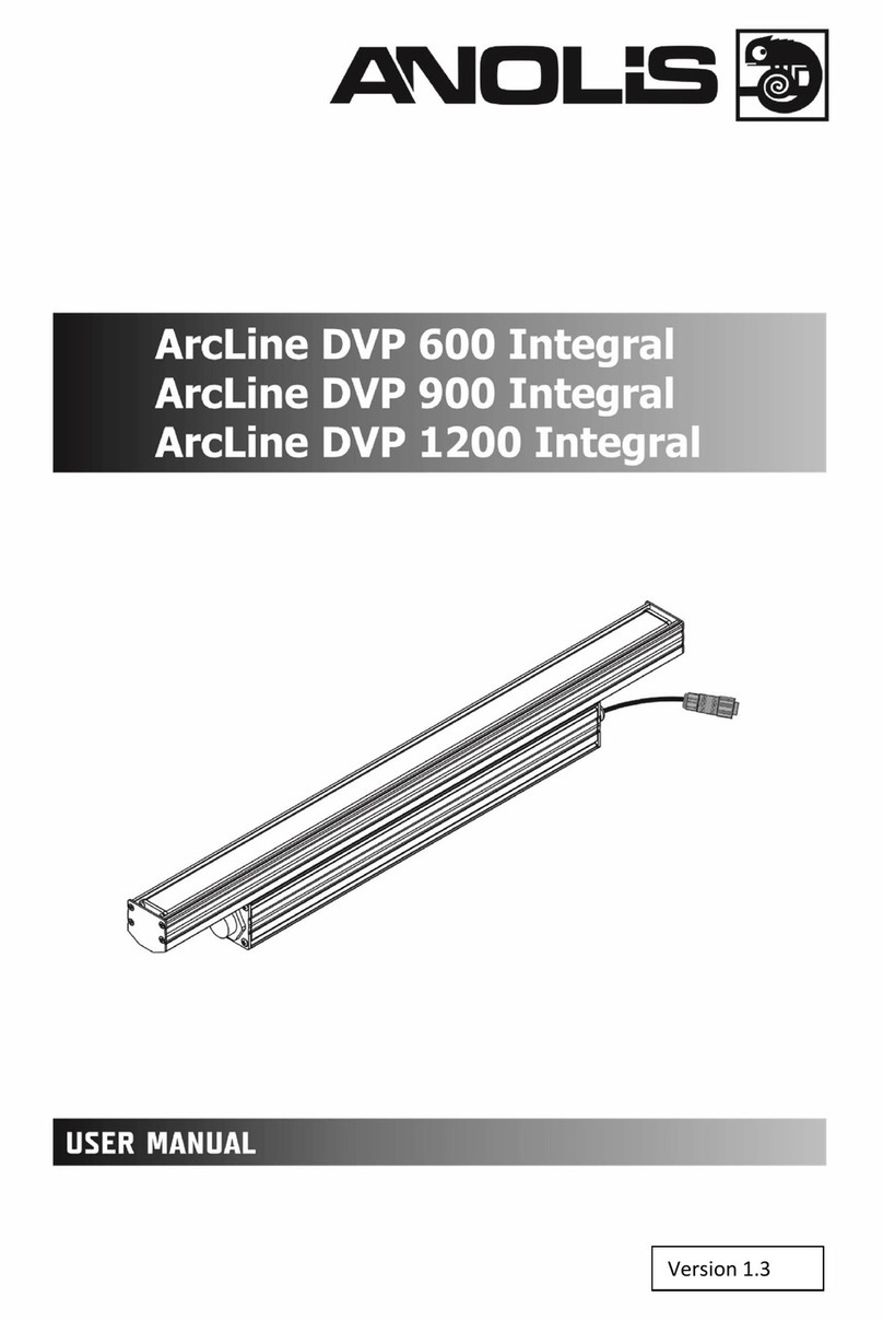 Anolis ArcLine DVP 600 Integral User manual