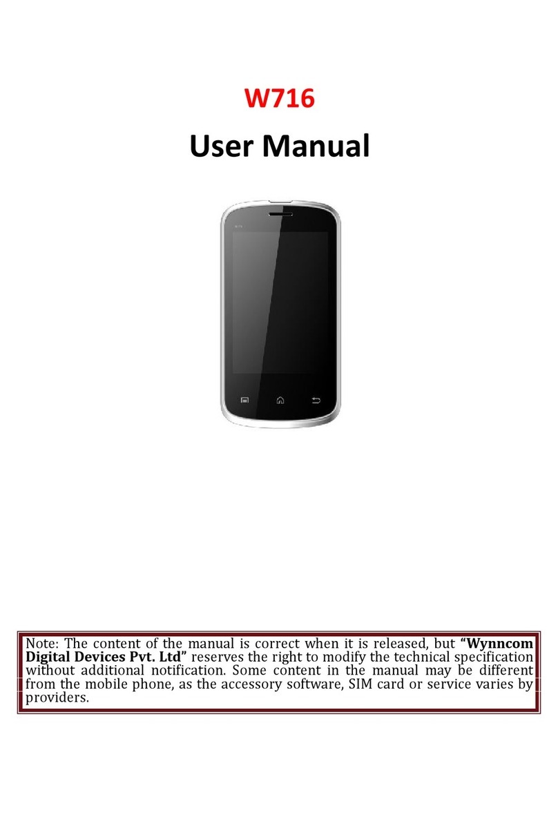 Wynncom W716 User manual