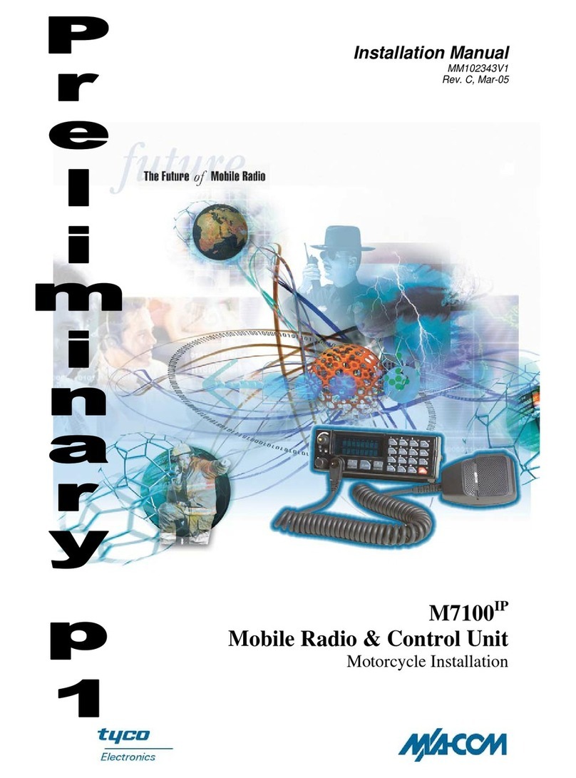 M/A-Com M7100IP installation manual