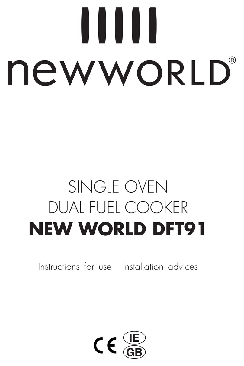 New World DFT91 Installation and operating instructions