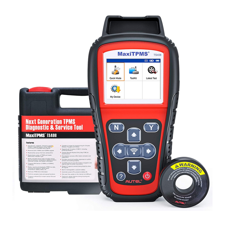 Autel MaxiTPMS TS408 manual Autel MaxiTPMS TS408 manual