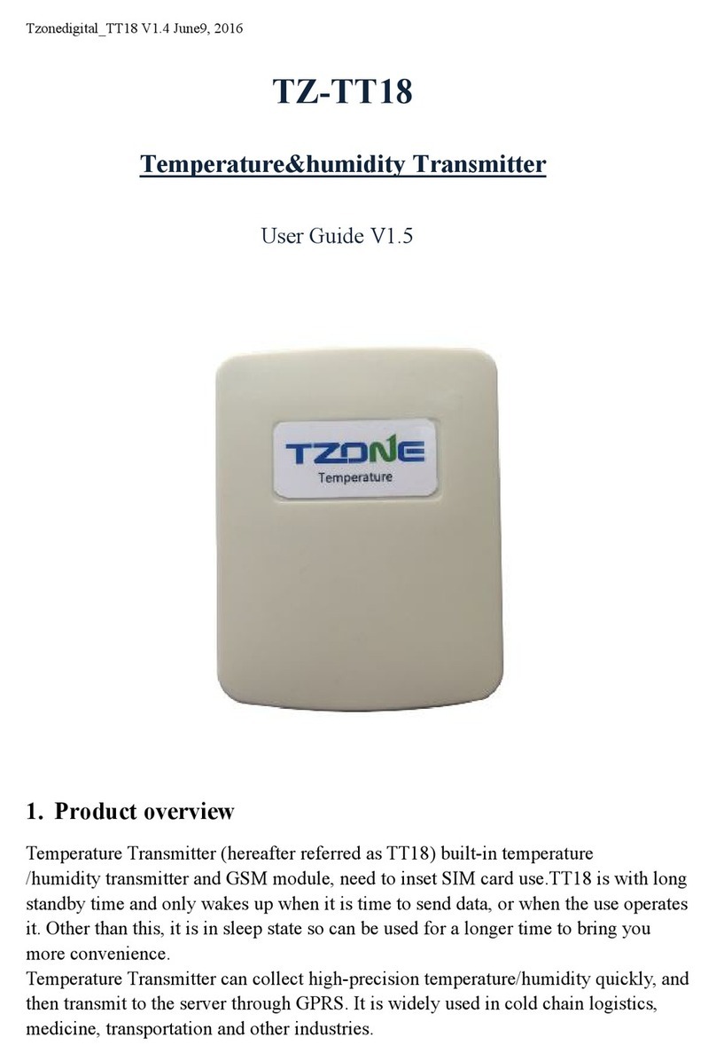 Tzone TZ-TT18 user guide