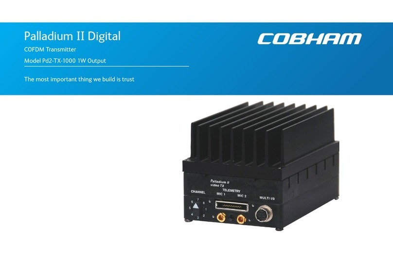 COBHAM Palladium II Digital User manual