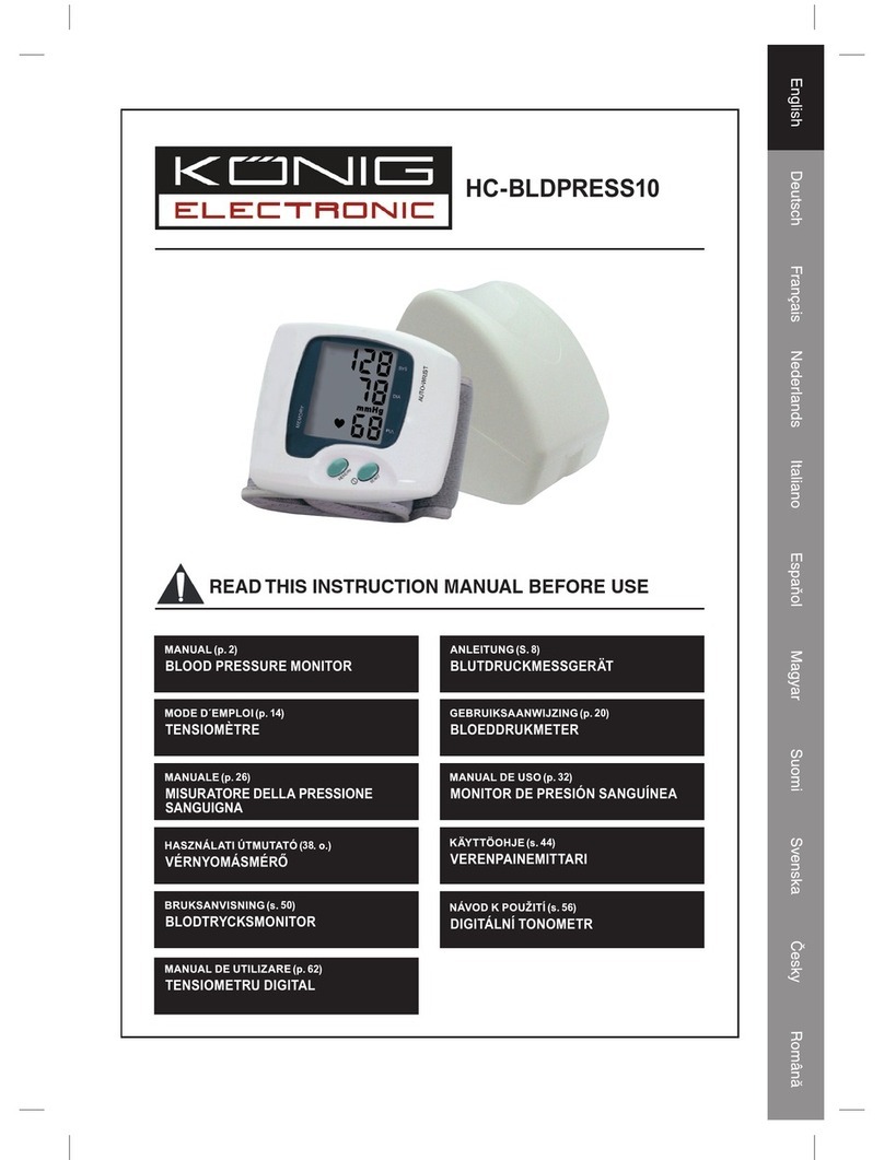 Konig HC-BLDPRESS10 User manual