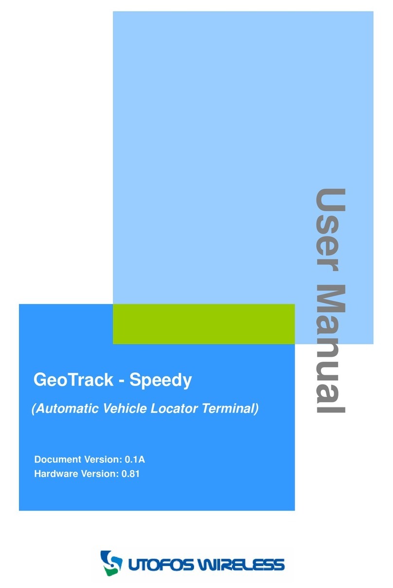 UTOFOS WIRELESS GeoTrack Speedy user manual
