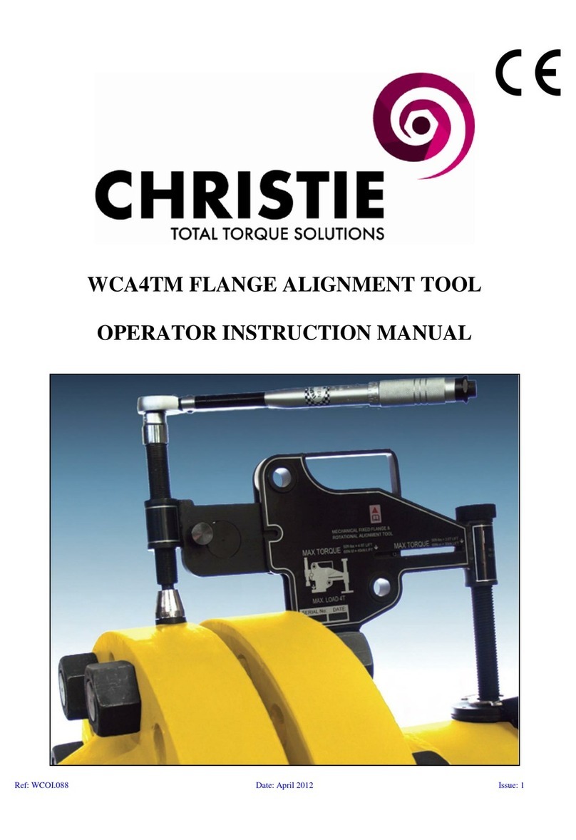 Christie WCA4TM Operator's instruction manual