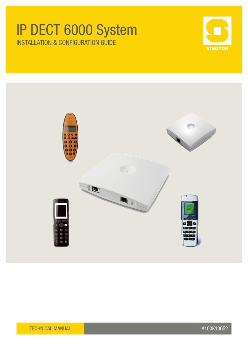 Vingtor Stentofon IP DECT 6000 Installation &  configuration guide
