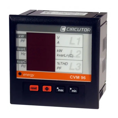 Circutor CVM 96 User manual