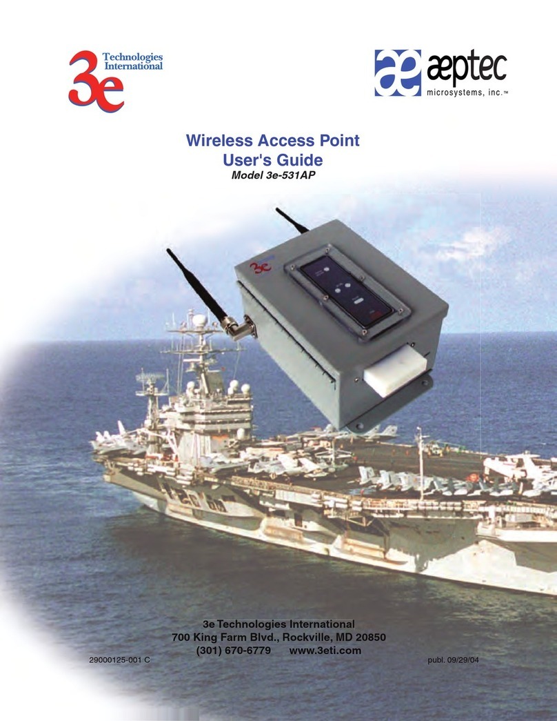 3e Technologies International 3e-531AP user guide